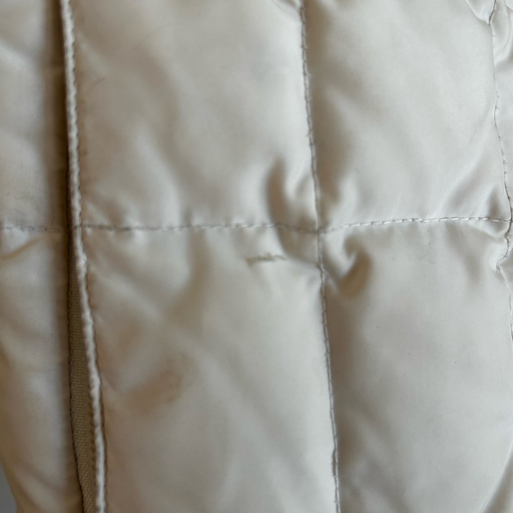 *Super Warm* Eddie Bauer 100% Goose Down White Puffer Jacket - Picture 14 of 17